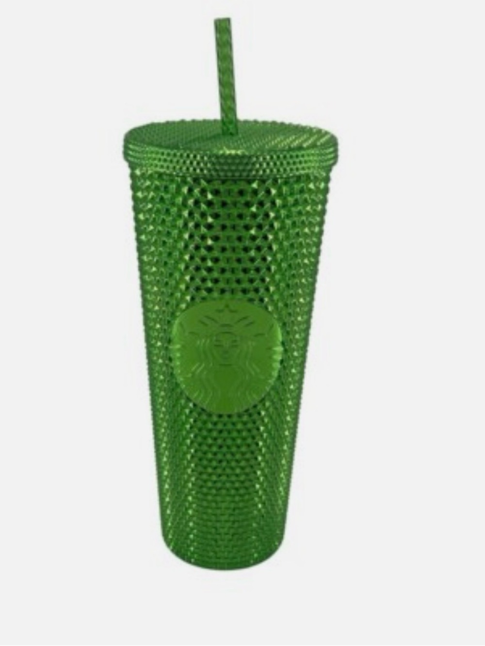 Starbucks Green Studded Reusable Cup with Straw